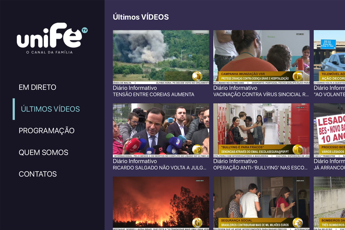 App UnifetV Portugal